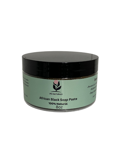 African Black Soap Paste 100% Natural Body Care Body Wash